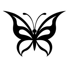 Butterfly silhouette