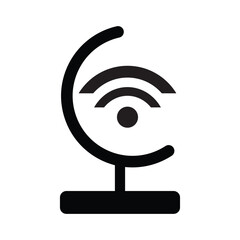 Webcam icon. flat outline technology symbol