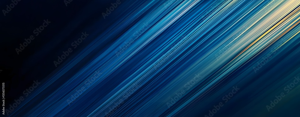 Canvas Prints blue abstract striped gradient background