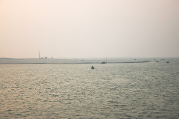 Fototapeta premium cargo ship in the sea
