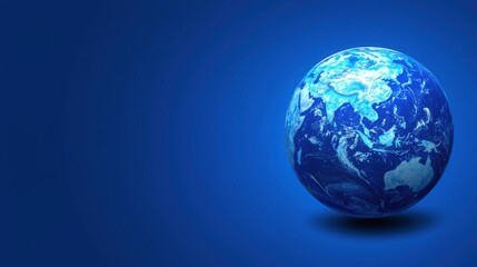 Fototapeta premium Global perspectives on earth as a platform for innovative startup expansion and development in diverse markets