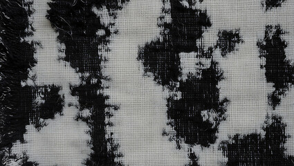 Obraz premium abstract Grunge noise gradient texture. Dirty grain background. Dotted halftone overlay. Sand dusty distressed wallpaper. Grungy grit pattern. Black-white random dot texture for poster, banner, web 