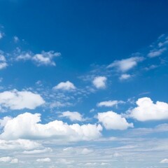 Obraz premium blue sky with clouds