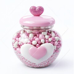 Kopgzdevth_210368002658_00519_a_candy_jar_with_a_pink_lid_and_w_8448089a-cfee-40e6-8711-d46aa83f5f41_2 Kopgzdevth_210368002658_00519_a_candy_jar_with_a_pink_lid_and_w_8448089a-cfee-40e6-8711-d46aa83f5