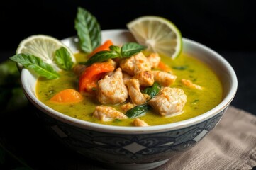 Vibrant Thai Green Curry Delight