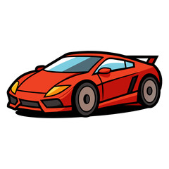 Fototapeta premium sports car vector 