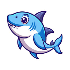 Obraz premium cartoon fish vector illustration