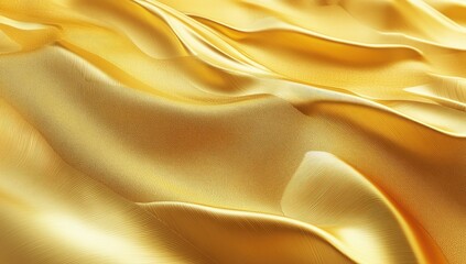 Obraz premium Gold fabric texture. Elegant flowing golden material