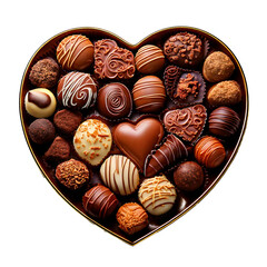heart shaped chocolates