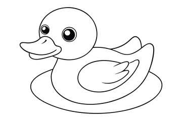 Swan Coloring book for kids