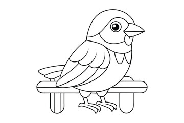 Birds Coloring book for kids