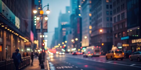 Obraz premium Blurred city background