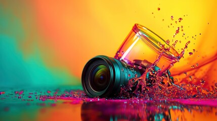 Vibrant Camera Rental Service Representation