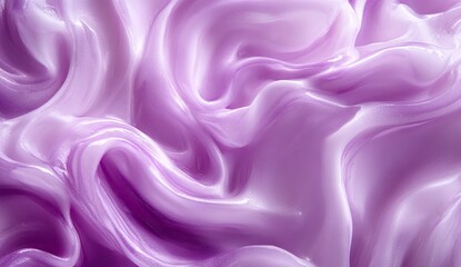 Obraz premium Soft, flowing, lavender-toned cream texture