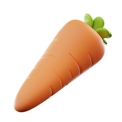 3D Illustration Carrot