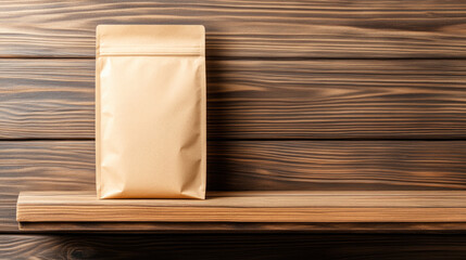 Gourmet french onion soup mix package for culinary creations and rustic kitchen decor on wooden background