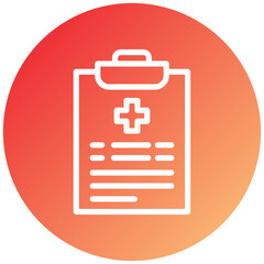 Vector Design Medical Report Icon Style