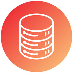 Vector Design Database Icon Style