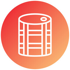 Vector Design Barrel Icon Style