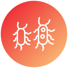 Bacteria Icon Style