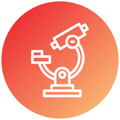 Miscroscope Icon Style