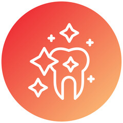 Clean Tooth Icon Style