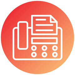 Fax Icon Style