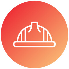 Safety Helmet Icon Style