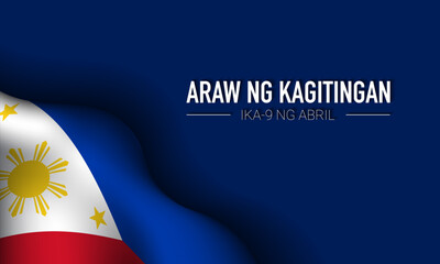 Day of Valor Greeting Card Template Design.