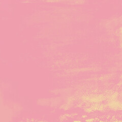 Pink with yellow painted background. Pastel drawing, digital art.