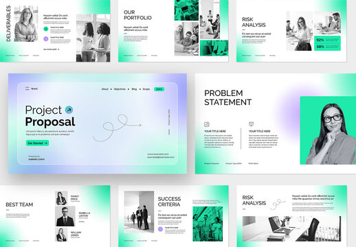 Modern Business Pitch Deck Presentation