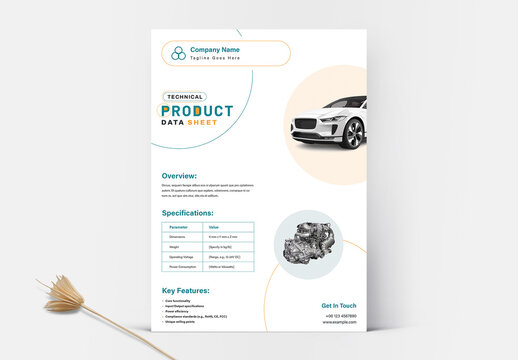 Technical Product Data Sheet Template