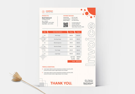 Invoice Design Layout