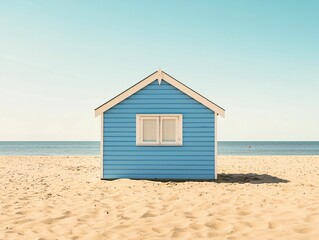 Obraz premium Beach House Blue