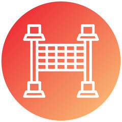 Finish Line Icon Style