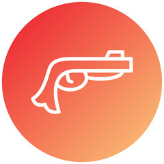 Pirate Gun Icon Style
