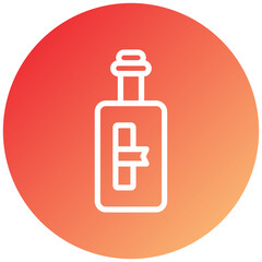 Message in a Bottle Icon Style