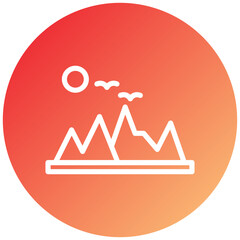 Rocky Mountains Icon Style