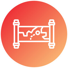 Treasure Map Icon Style