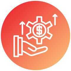 Money Benefit Icon Style