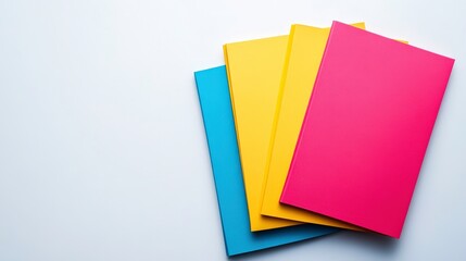 Colorful Flyers on White Background for Promotions