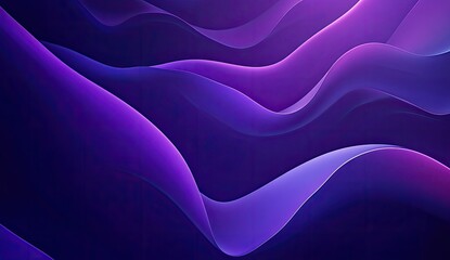 Obraz premium Abstract wavy purple and dark purple design