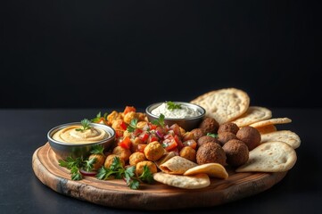 Traditional Lebanese Mezze Platter