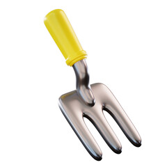 3D Illustration Pitchfork