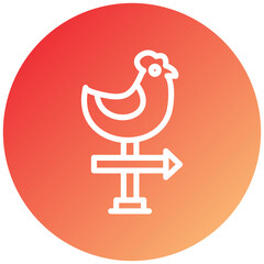 Weather Vane Icon Style