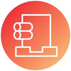 Rolling Machine Icon Style