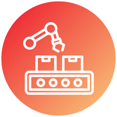 Automatic Conveyor Icon Style