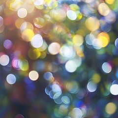 Obraz premium Abstract Bokeh Background with Multicolored Lights
