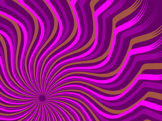 Vintage retro banner background. Colorful grunge wave wallpaper. Vector illustration. Twist party backround pattern.	
