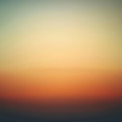 Obraz premium Gradient of sunset colors blending from orange to light blue